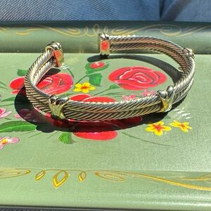 🛍️Cuff bracelet in silver and gold🛍️